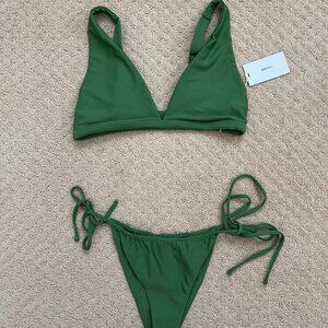 MIKOH Swim Green Bikini